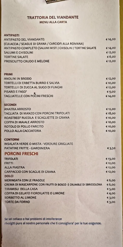 Menu_La Trattoria Del Viandante_Carpaneto Piacentino_image_1