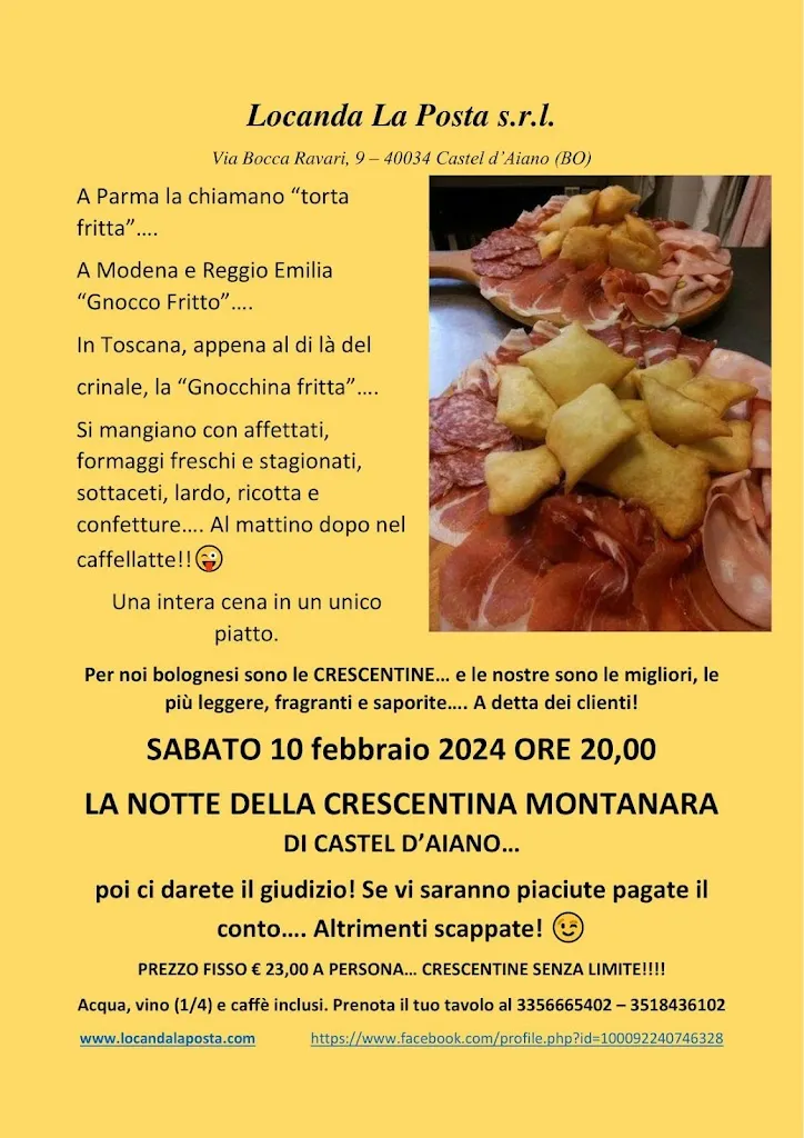 Menu_Locanda La Posta - Trattoria e Camere_Castel d'Aiano_image_3