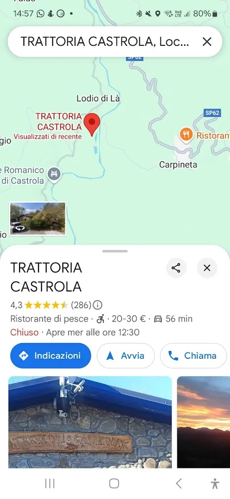Michele Buscaroli_TRATTORIA CASTROLA_Castel di Casio_review