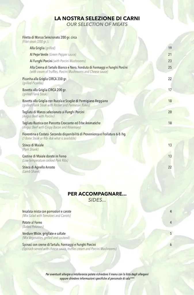 Menü_Clorofilla Wine and Restaurant_Carpi Centro_Bild_2