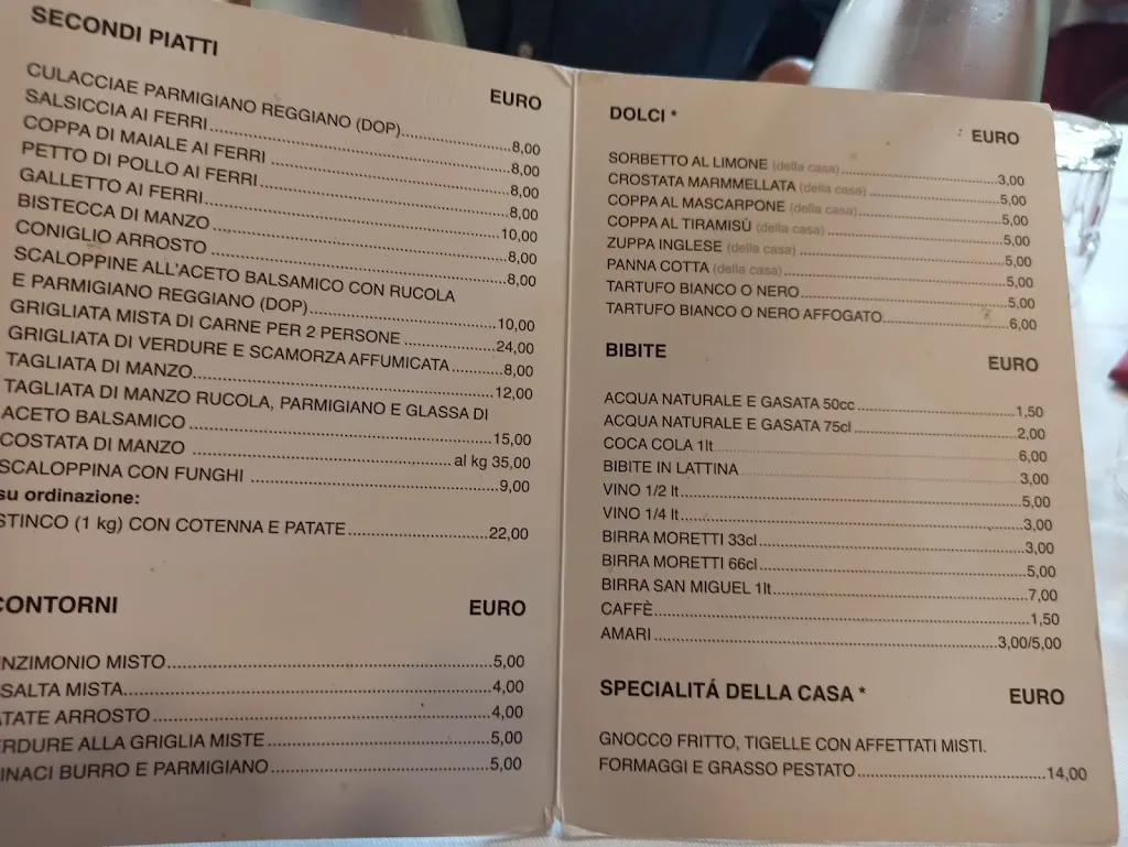 Menu_Ristorante Trattoria Santa Croce_Carpi Centro_image_1