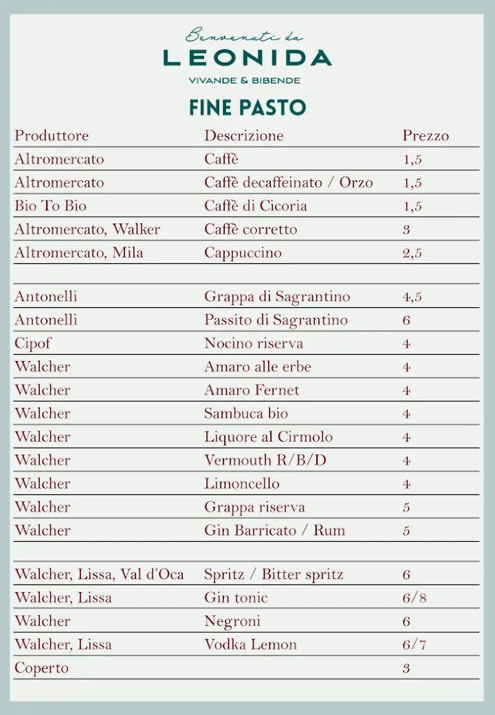Menu_Benvenuti da Leonida_Carpi Centro_image_1