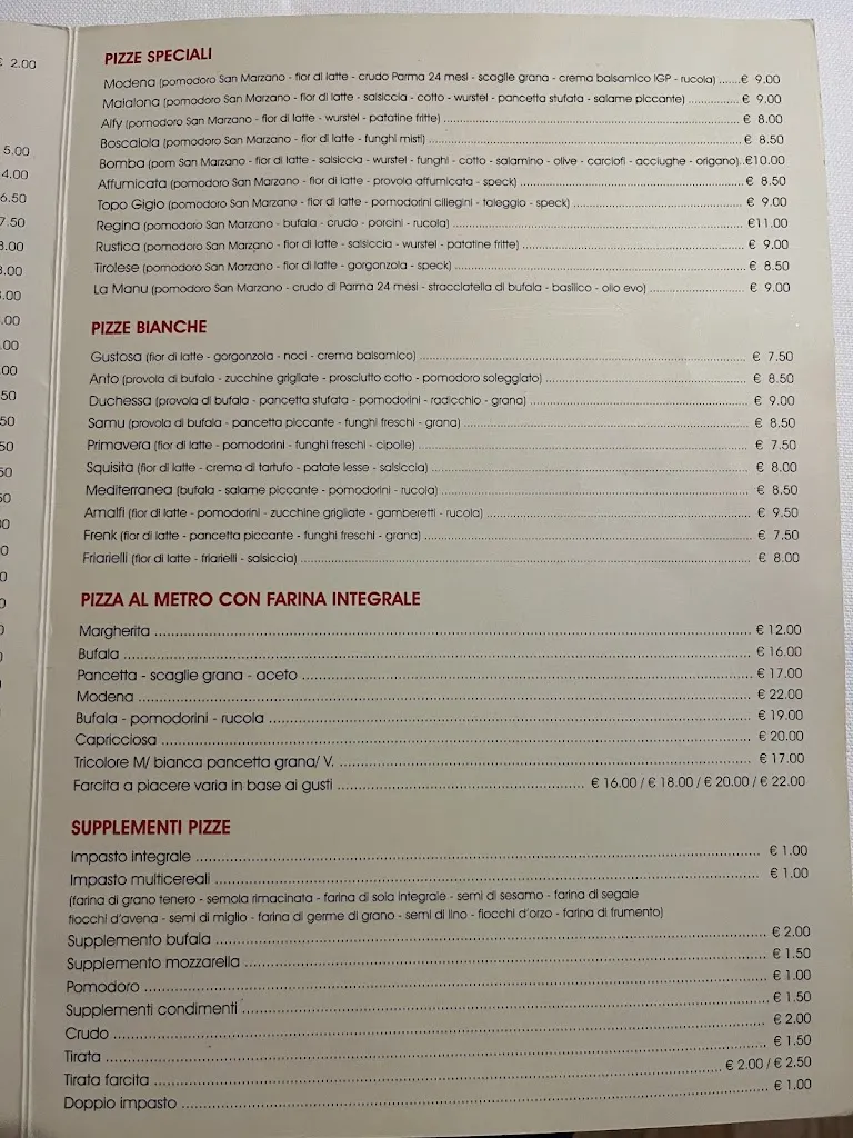 Menu_Ristorante Pizzeria La Duchessa_Carpi Centro_image_2