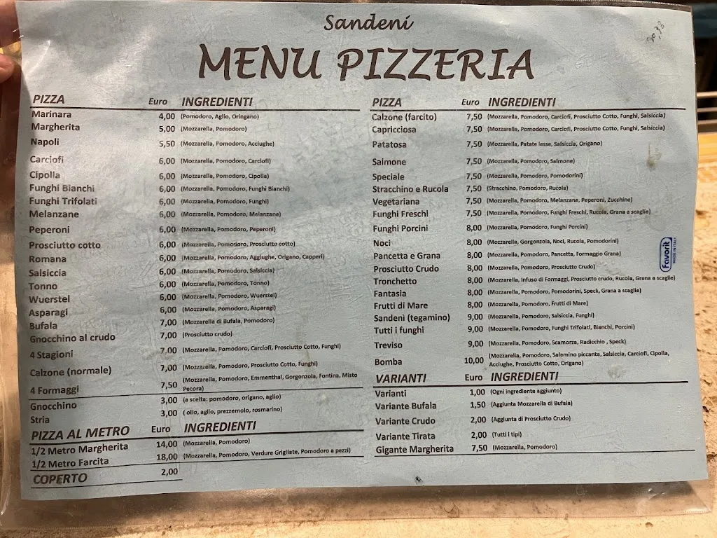 Menu_Sandenì - Ristorante & pizzeria_Carpi Centro_image_1