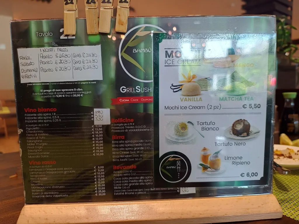 Menü_Ristorante Bambù Grill Sushi & Wok_Carpi Centro_Bild_1