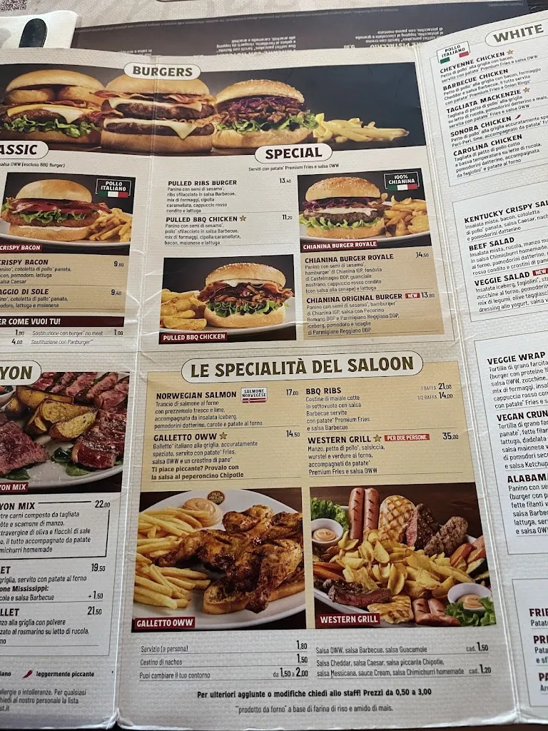 Menu_Old Wild West - Castel Guelfo Plaza_Castel Guelfo di Bologna_image_4