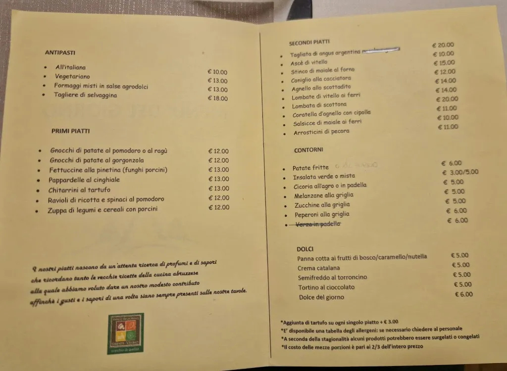 Menu_La Pinetina_Ovindoli_image_1