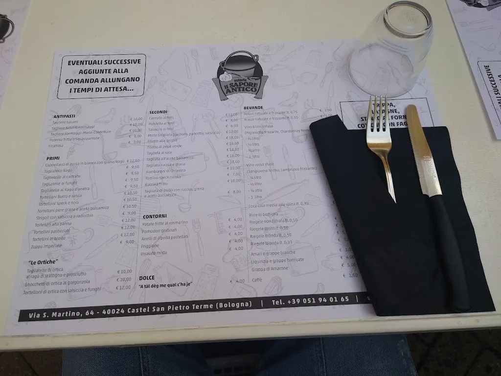 Menu_Osteria il Sapore Antico_Castel San Pietro Terme_image_1