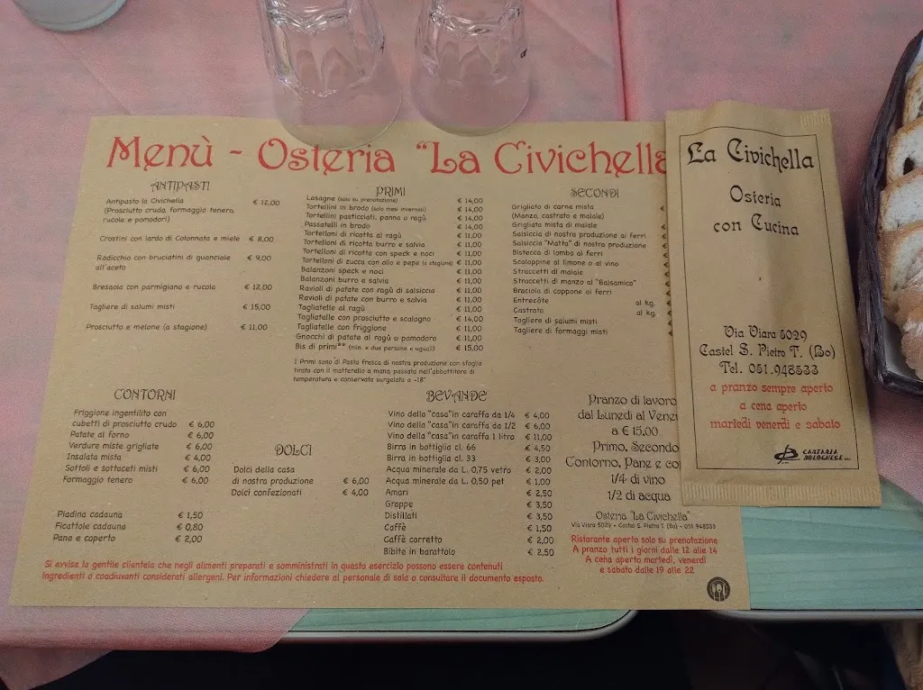 Menu_Osteria La Civichella_Castel San Pietro Terme_image_2