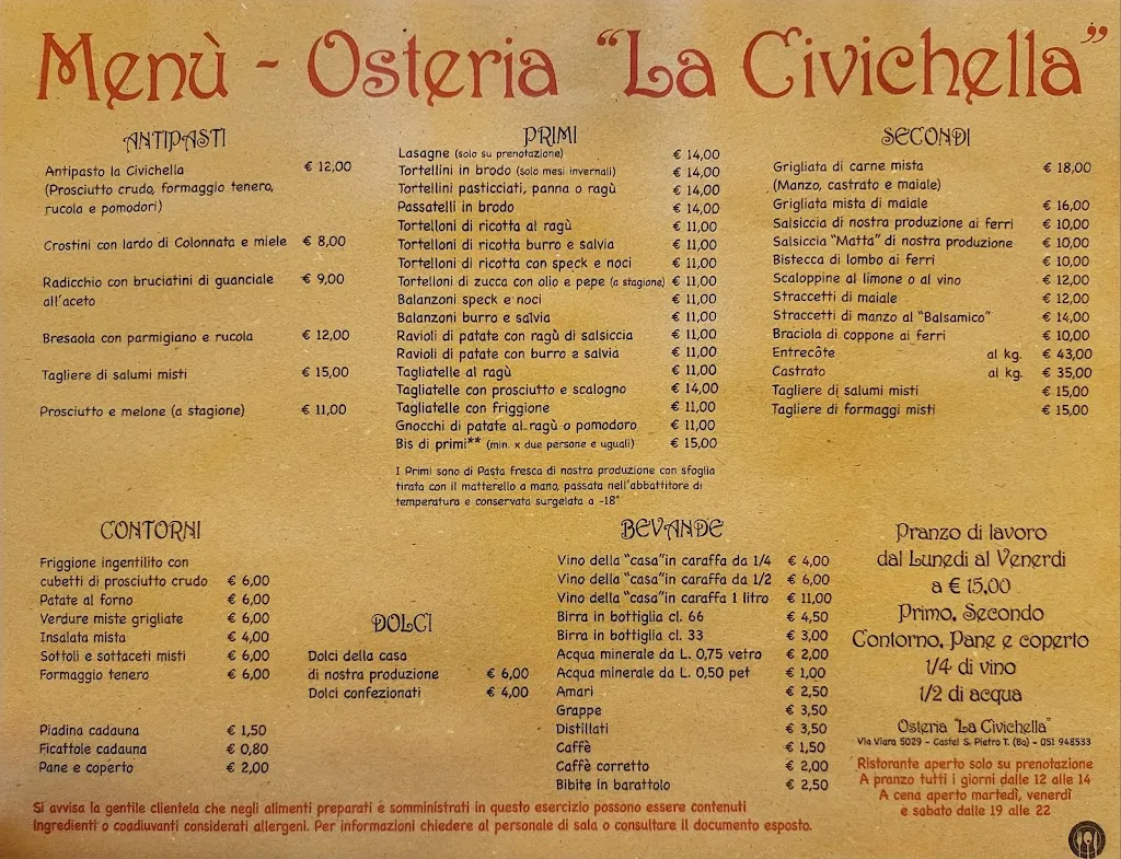 Menu_Osteria La Civichella_Castel San Pietro Terme_image_3