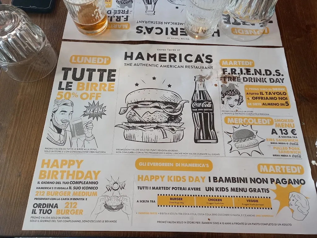 Menu_Hamerica's_Castel Maggiore_image_1