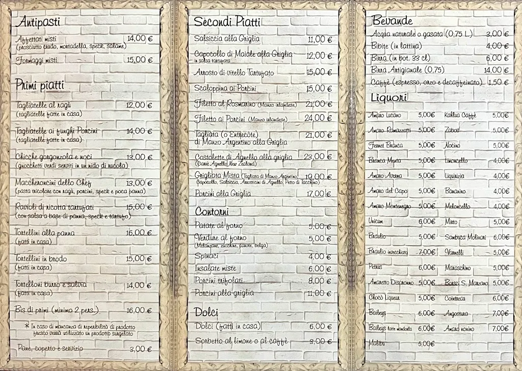 Menu_Trattoria Anna Funghi e Tartufo_Castel Maggiore_image_1