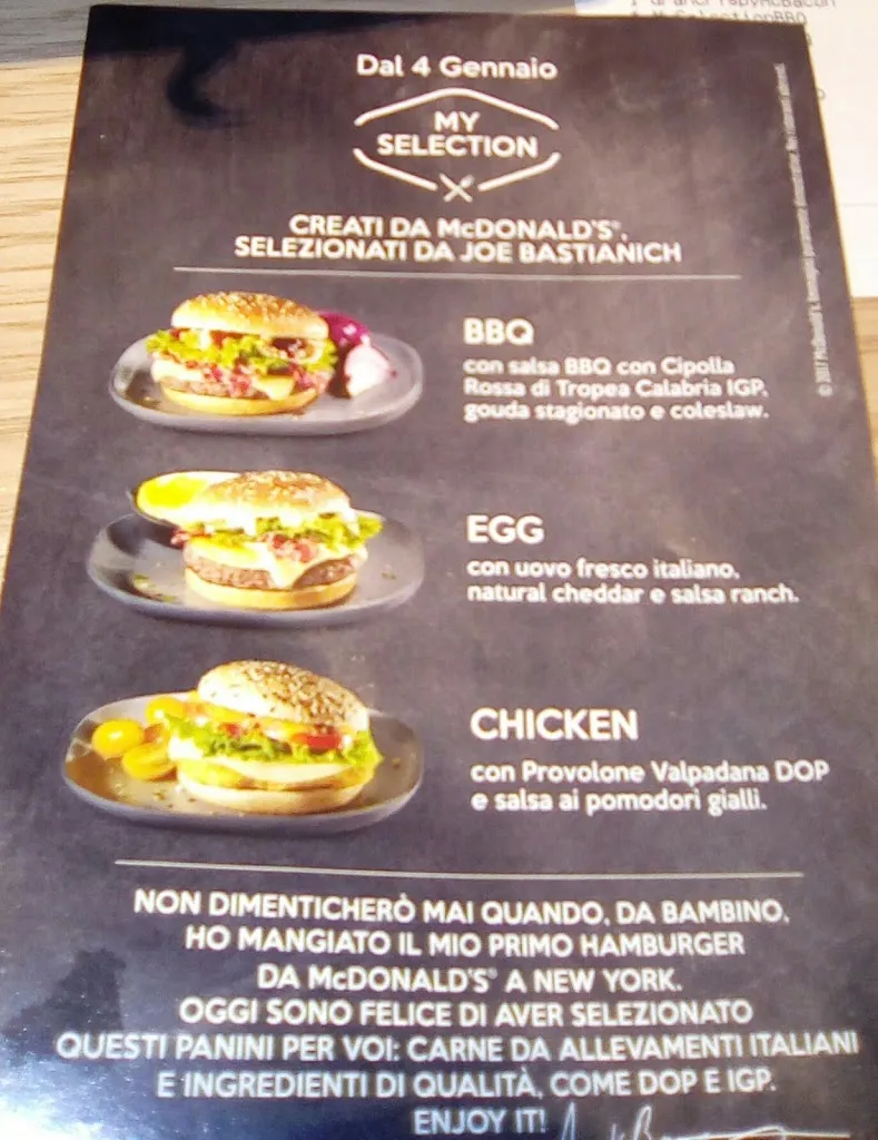 Menu_McDonald's_Castel Maggiore_immagine_3