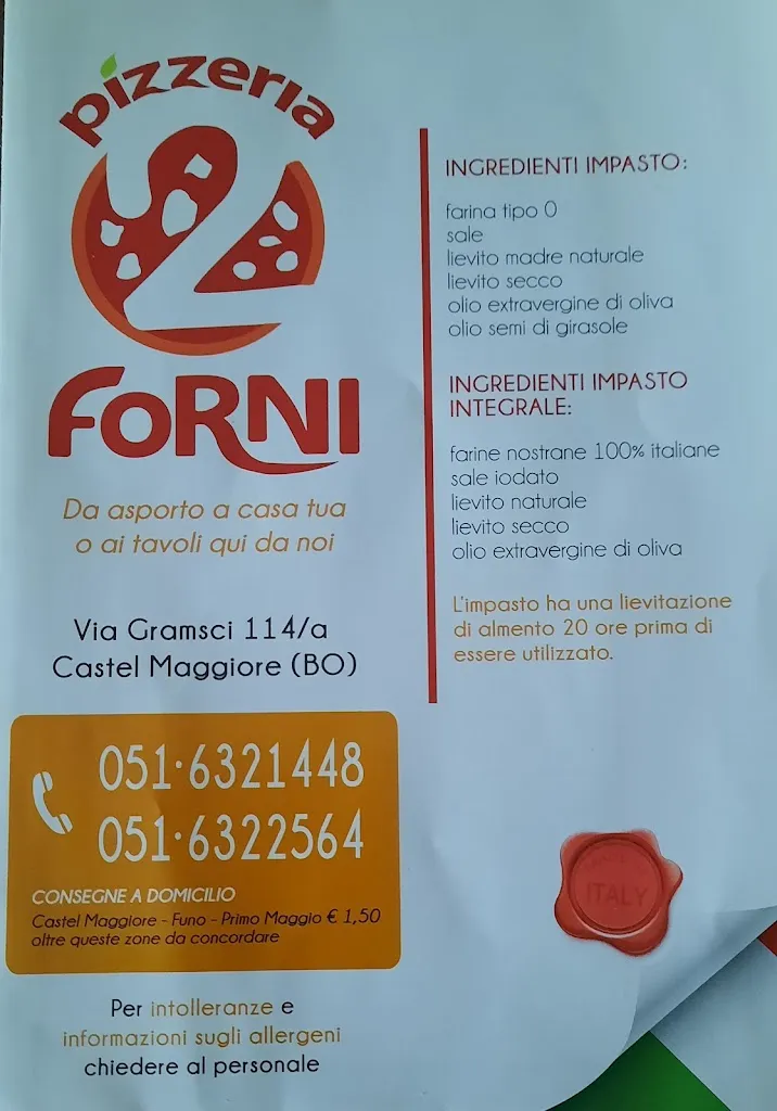 Emanuele Foschi_Pizzeria 2 Forni_Castel Maggiore_recensione