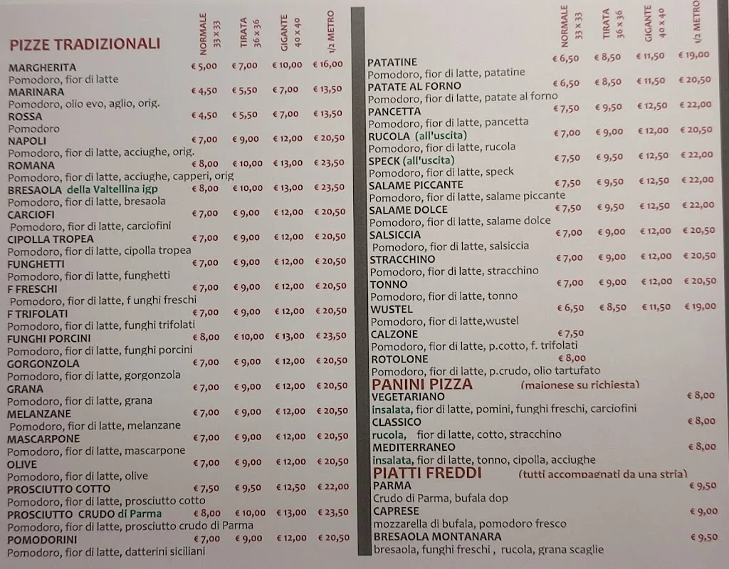 Menu_Pizzeria Spicchio di Perpoli Mattia_Castel Maggiore_image_2