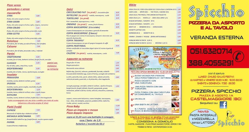 Menu_Pizzeria Spicchio di Perpoli Mattia_Castel Maggiore_image_4