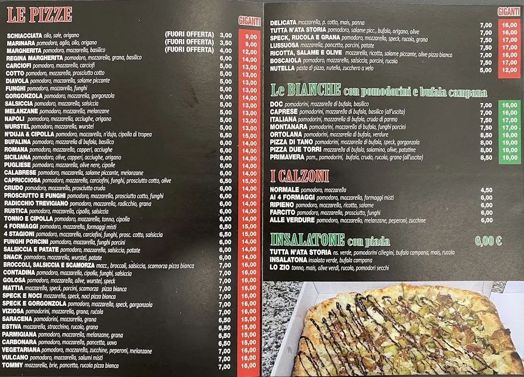 Menu_Pizzeria D'asporto Tutta N'ata Storia_Castel Maggiore_image_2