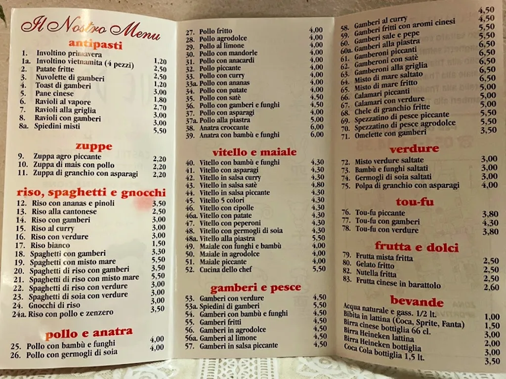 Menu_Rosticceria Due Draghi / Grattacielo_Castel Maggiore_image_1