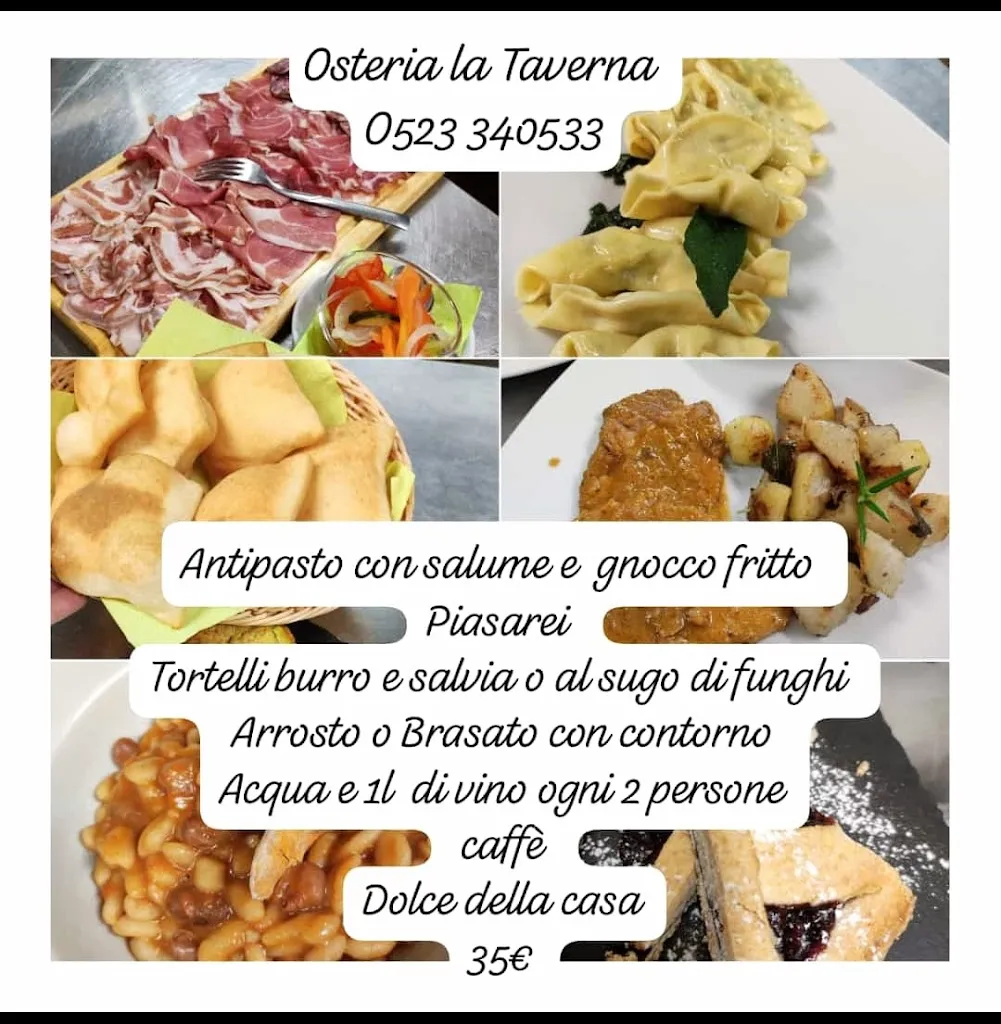 Menu_Ristorante Osteria La Taverna_Castel San Giovanni_image_2