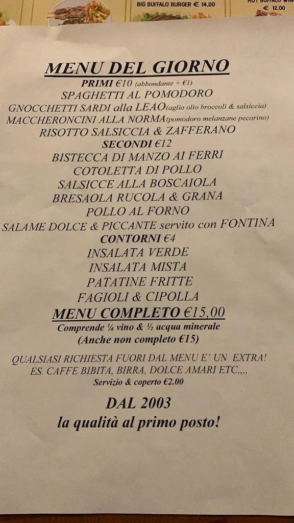 Menu_Guinness Planet ristorante camere_Castel San Giovanni_image_1