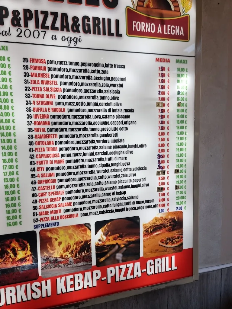 Menu_Castello Pizza & Kebap_Castel San Giovanni_image_4