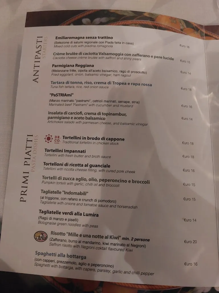 Menu_La Lumira_Castelfranco Emilia_immagine_3