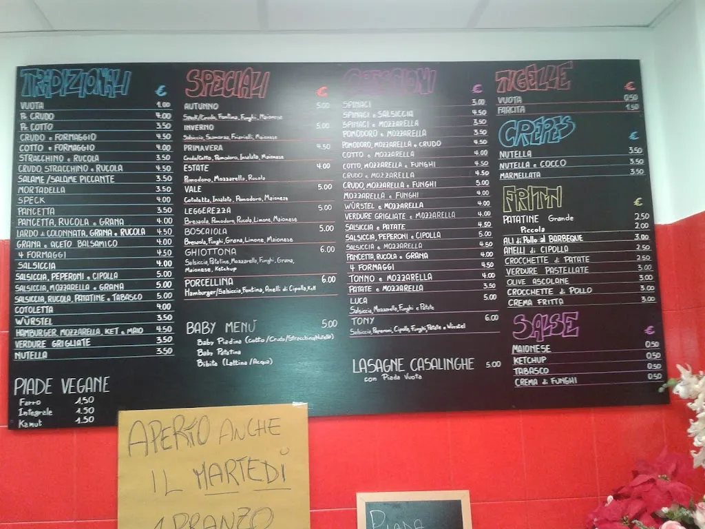 Menu_Piadina Romagnola_Castelfranco Emilia_image_3