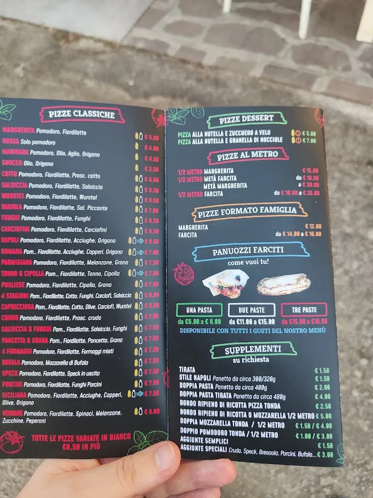 Menu_Air Pizza dal Capitano_Castelfranco Emilia_image_1