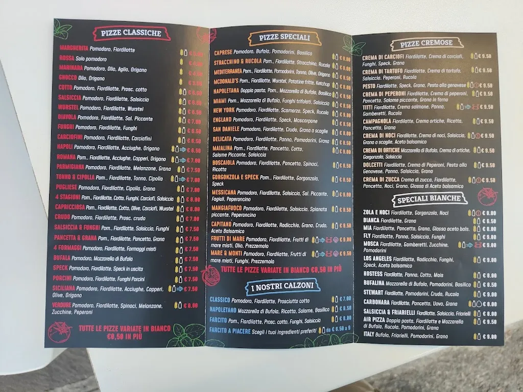 Menu_Air Pizza dal Capitano_Castelfranco Emilia_image_2