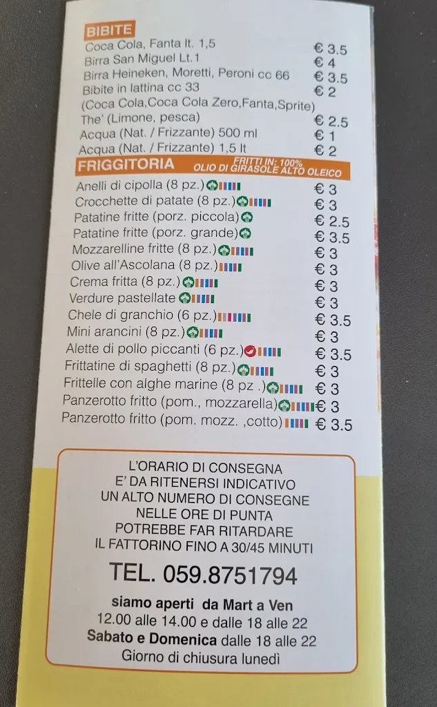 Menu_Pizzeria Da Gino_Castelfranco Emilia_image_3