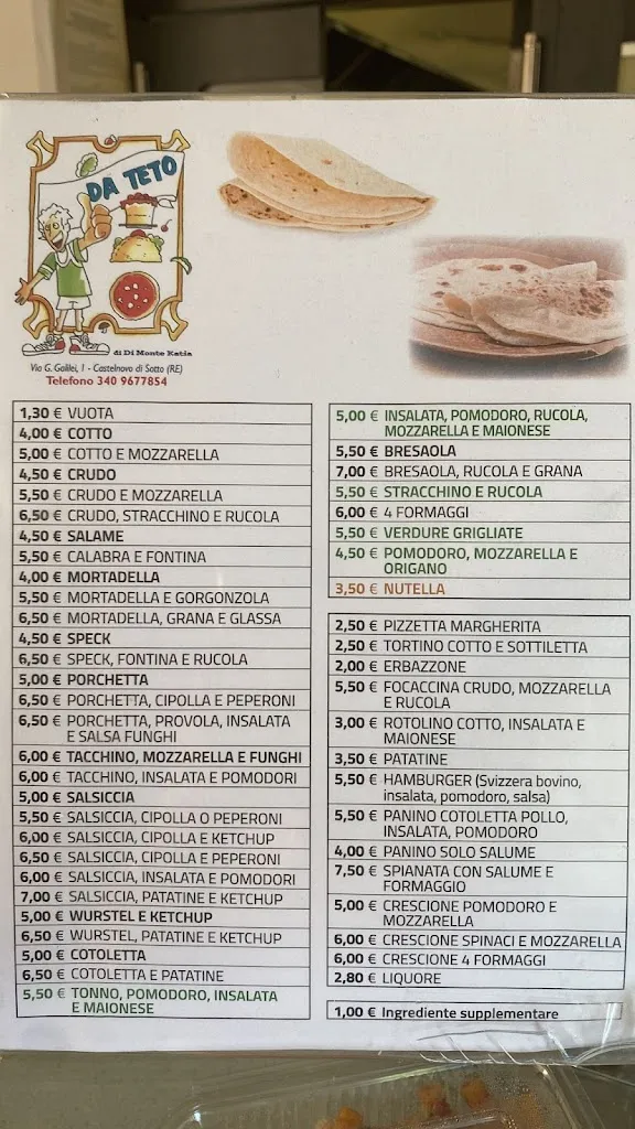 Piadineria Da Teto_Castelnovo di Sotto_slider_image_2