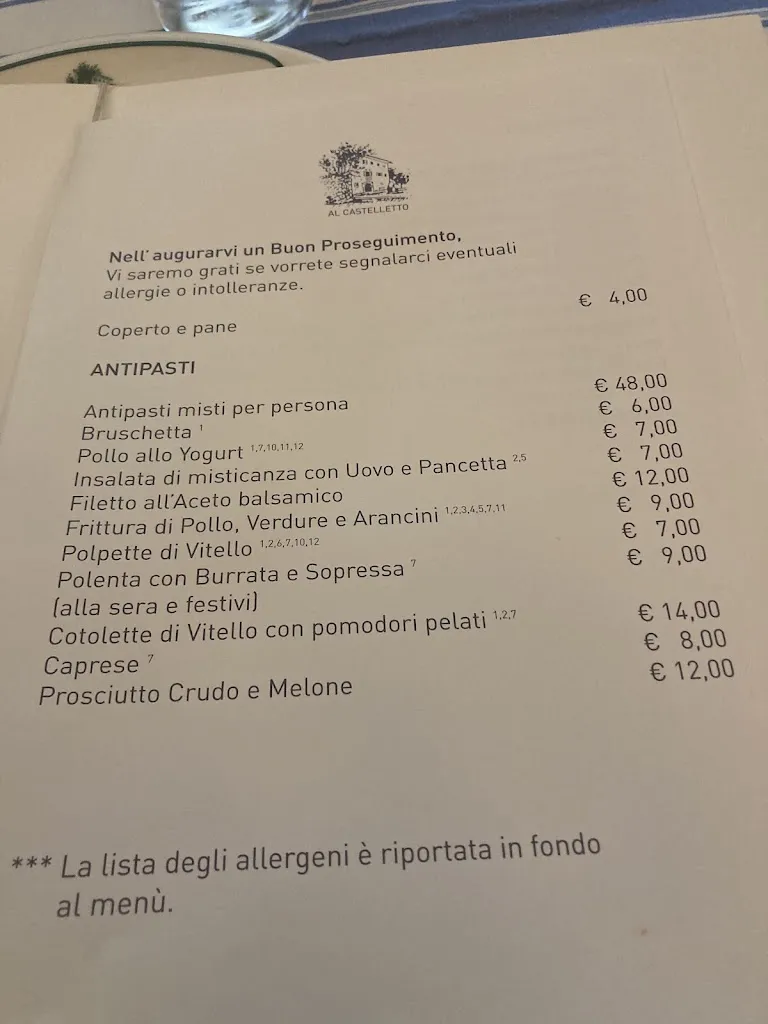 Menu_Osteria Al Castelletto DALLA CLEMI_Castelletto_immagine_3