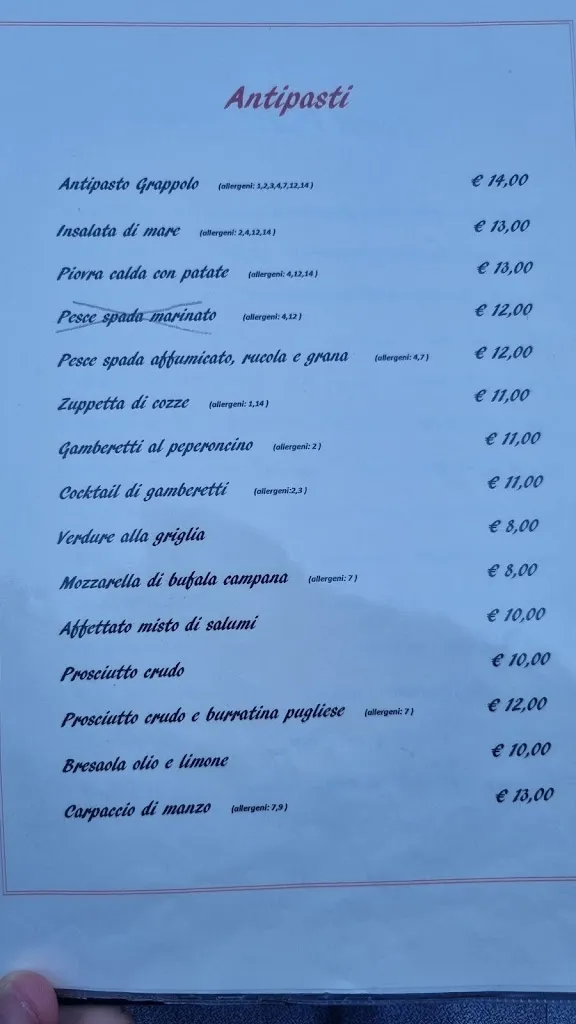 Menu_Ristorante - Pizzeria Grappolo D'Oro_Castelletto_image_3