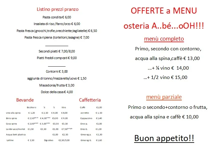 Menu_Bar-Osteria A Bè Ooh_Castellarano_image_2