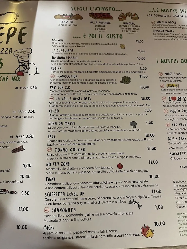 Menu_Salepepe - Osteria Della Pizza_Castellarano_immagine_2