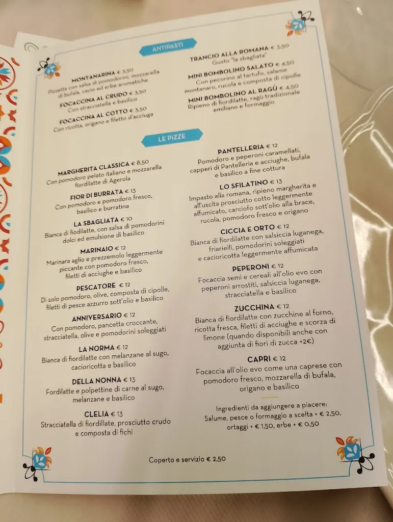 Menu_OPS in Castello Pizza Home restaurant_Castellarano_image_2