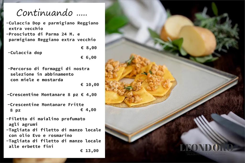 Menu_Leon d'Oro Tortelloneria_Castellarano_immagine_4