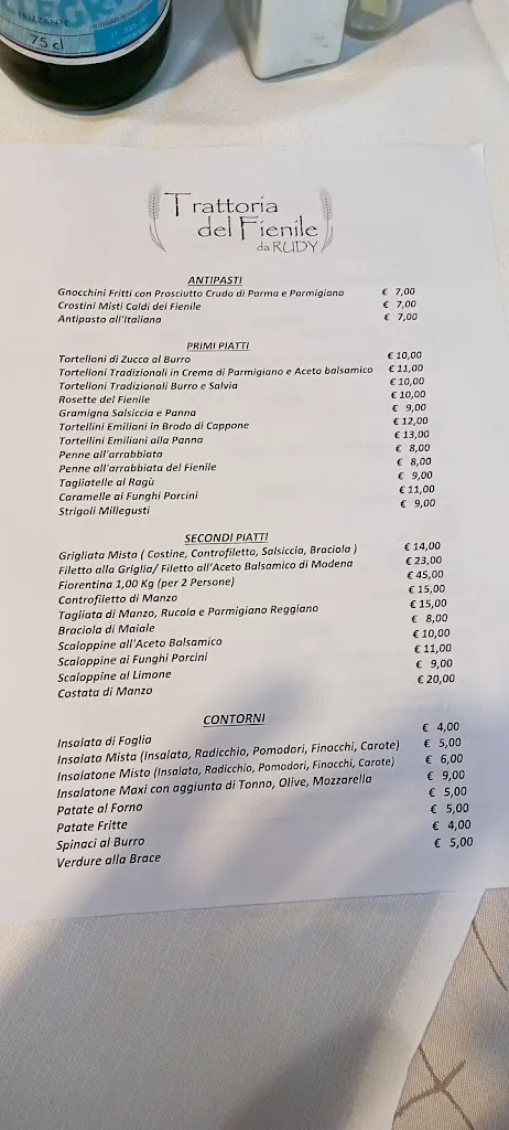 Menu_Trattoria del Fienile_Castelnuovo Rangone_image_1