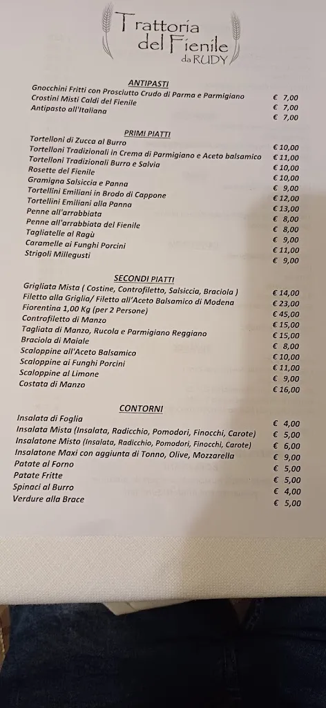 Menu_Trattoria del Fienile_Castelnuovo Rangone_image_2
