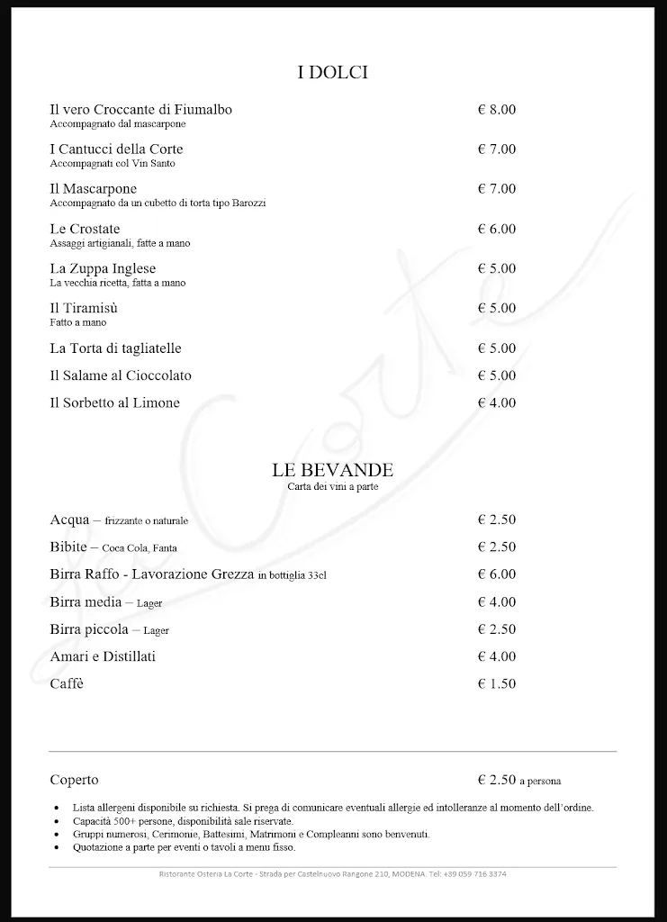 Menu_Restaurant La Corte_Castelnuovo Rangone_image_3