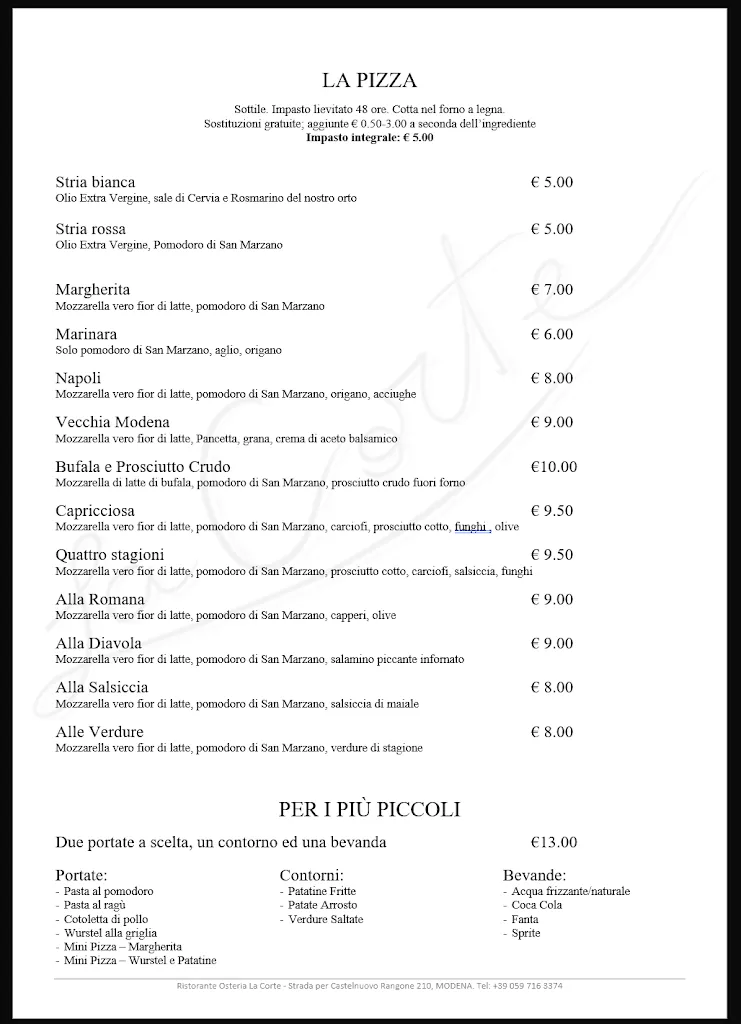 Menu_Restaurant La Corte_Castelnuovo Rangone_image_4
