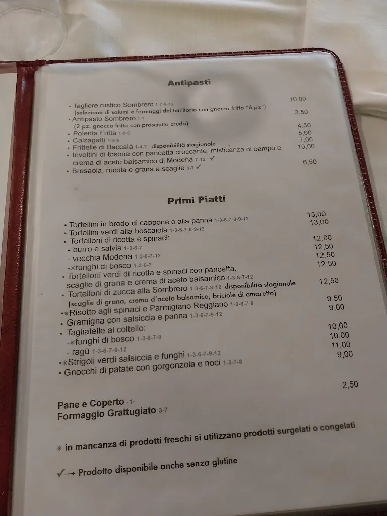 Menu_Ristorante Pizzeria El Sombrero_Castelnuovo Rangone_image_1