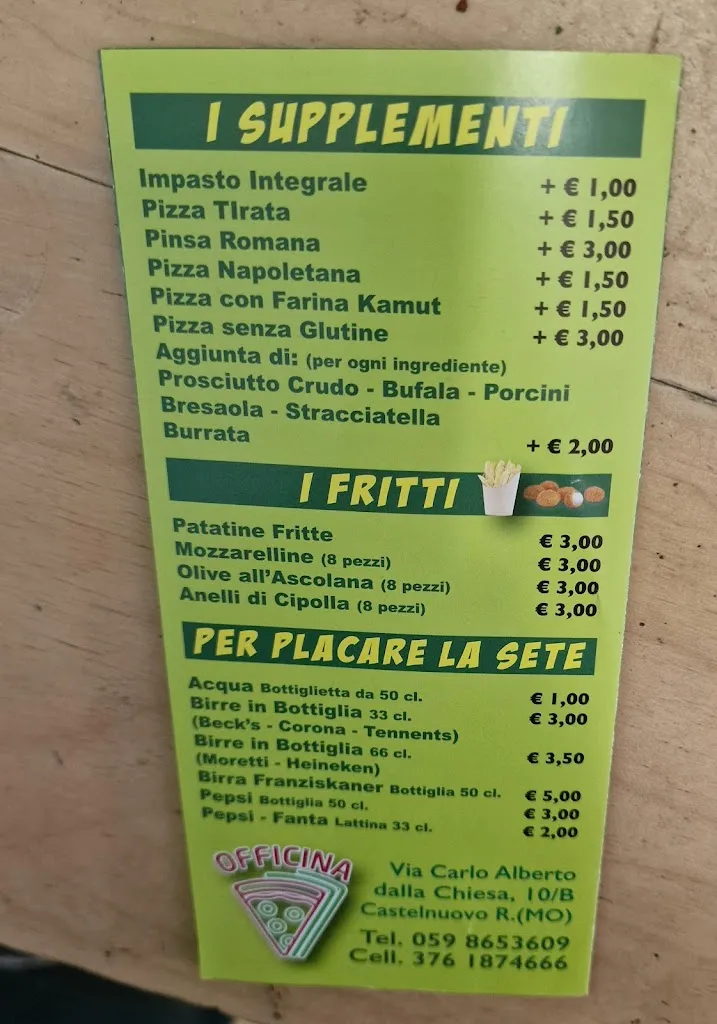 Menu_Pizzerie Officina 77_Castelnuovo Rangone_image_1