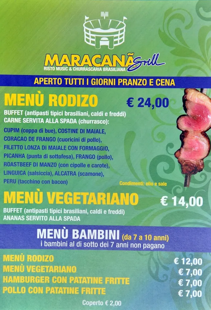 Menu_Maracanà Grill_Castelnuovo Rangone_image_1