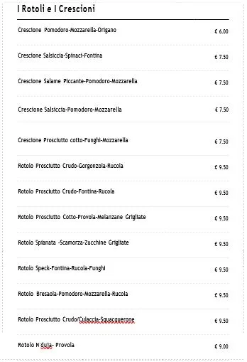 Menü_Piadineria Mordi e Fuggi_Castelnovo ne'Monti_Bild_1