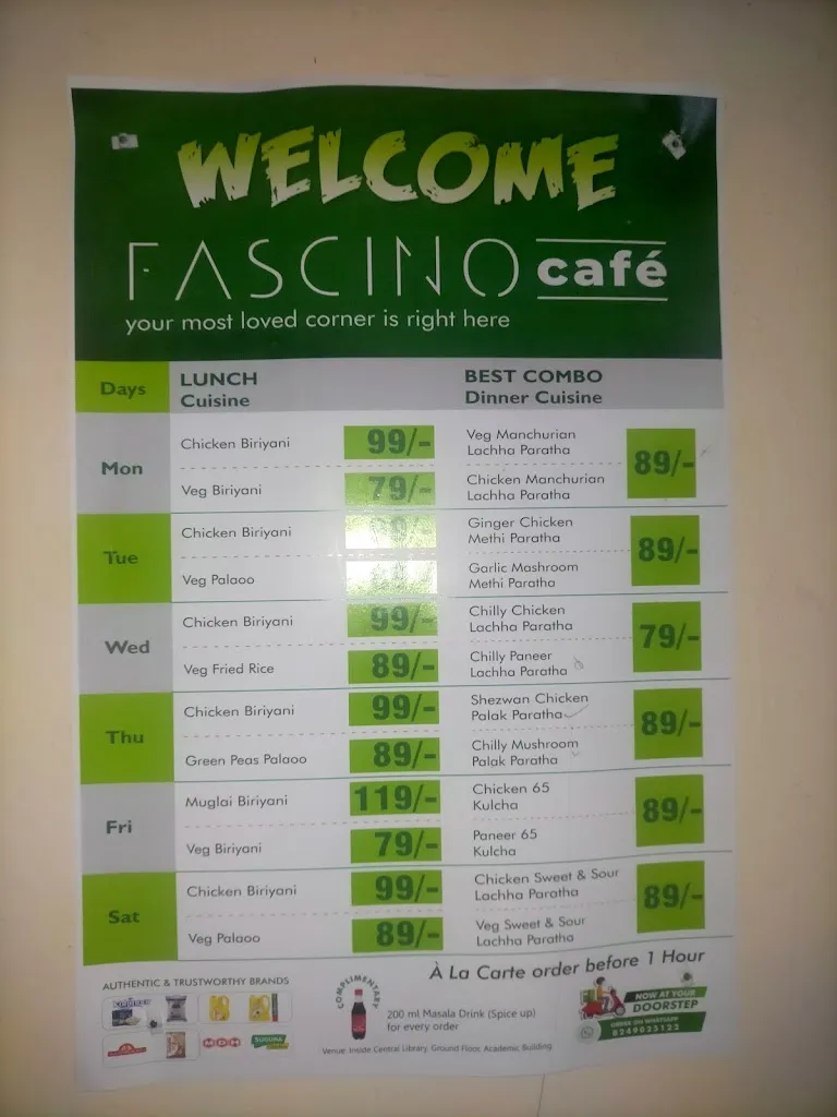 Menu_Fascino Cafè - Bar Ristorante_Cento_image_1