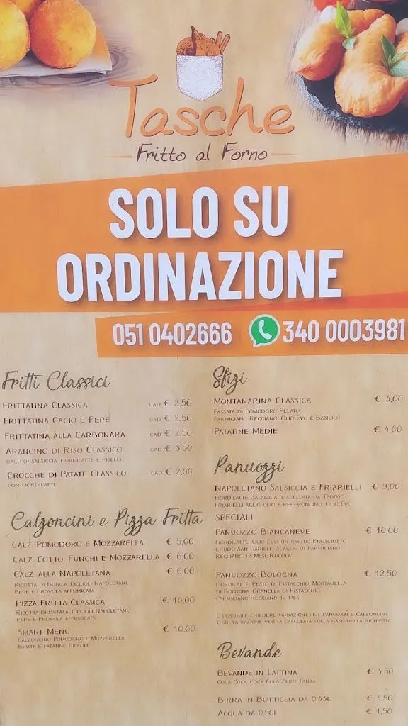 Menu_Tasche - Fritto al Forno _Castenaso_image_1