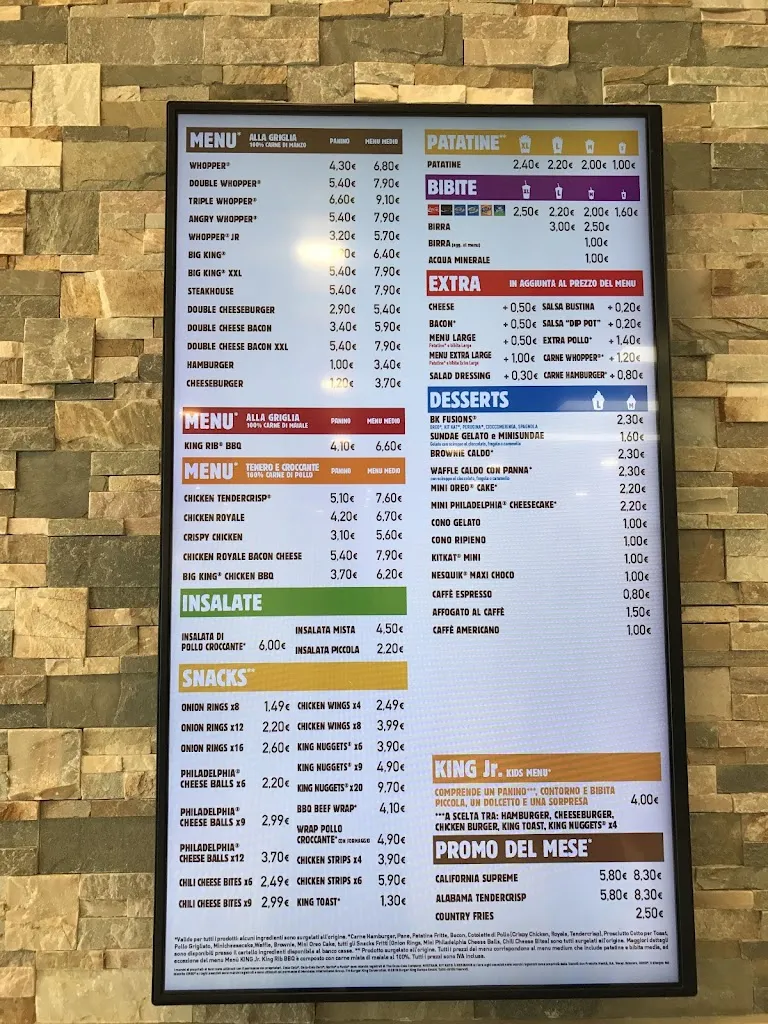Menu_Burger king_Castenaso_immagine_1