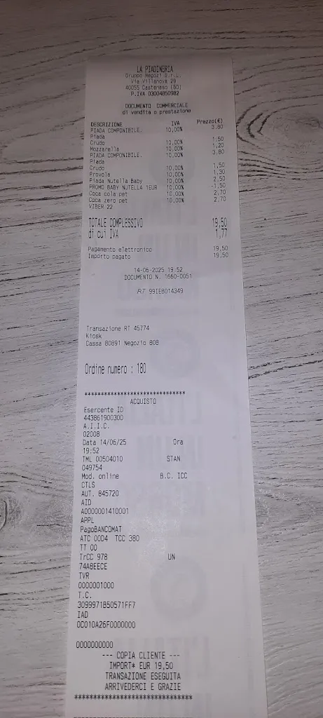 Claudia_La Piadineria_Castenaso_review