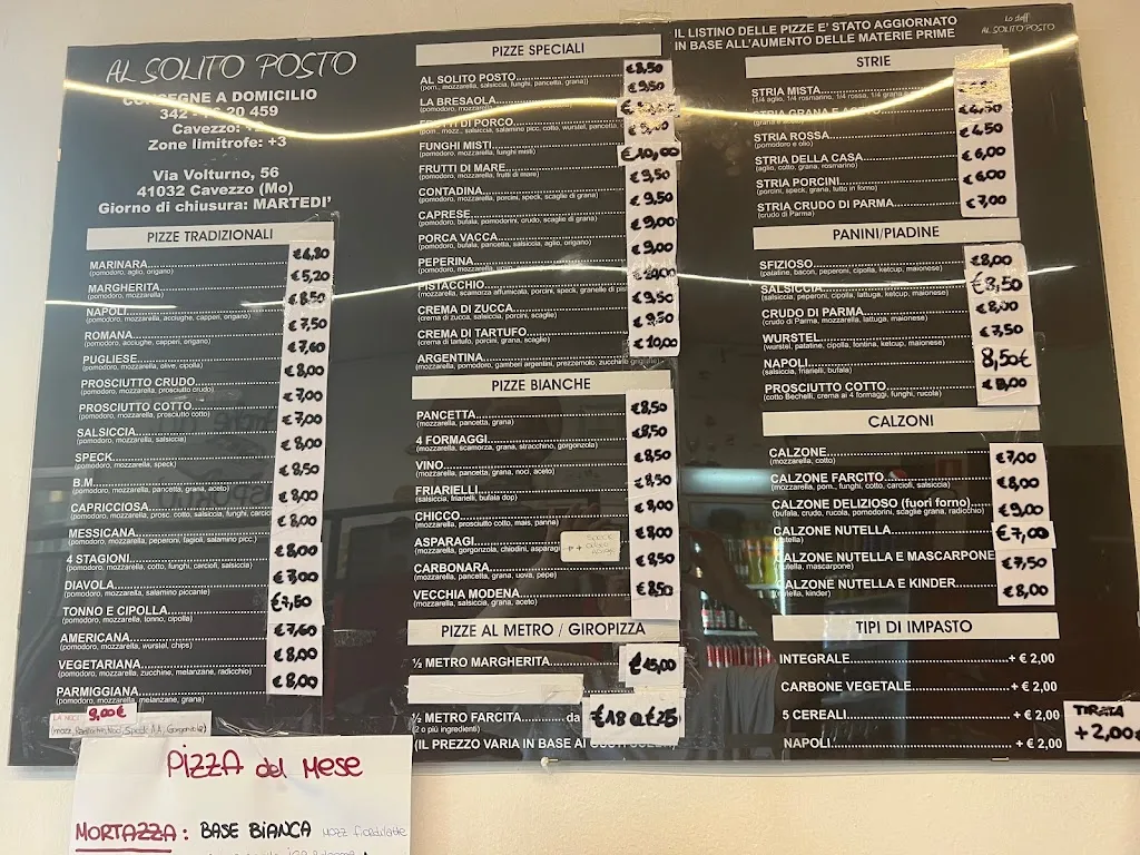 Menu_Pizzeria Al Solito Posto 2_Cavezzo_immagine_1